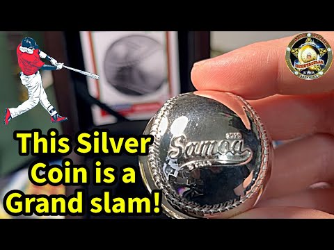 3D Baseball 2 oz Pure Silver Coin