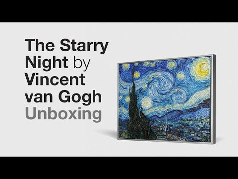 The Starry Night by Vincent van Gogh 2 oz Silver Coin - 2021 Chad 10000 Francs CFA