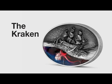 The Kraken 5 oz Silver Coin