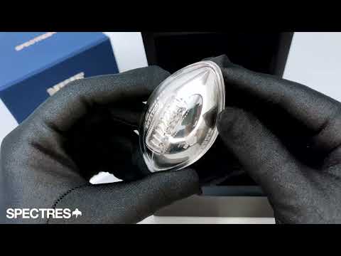 packaging unboxing video of the 3d american football 2 oz silver coin