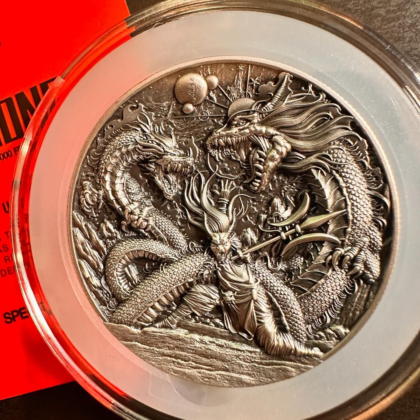 image of the zhu rong silver coin