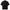 Black oversized T-shirt, back view, short sleeves and crew neck